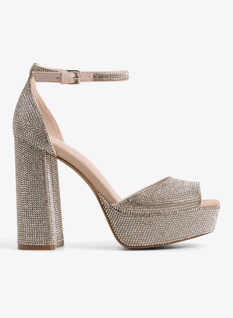 كول ات سبرنج صنادل بكعب عالٍ بحزام للكاحل من دومينيك